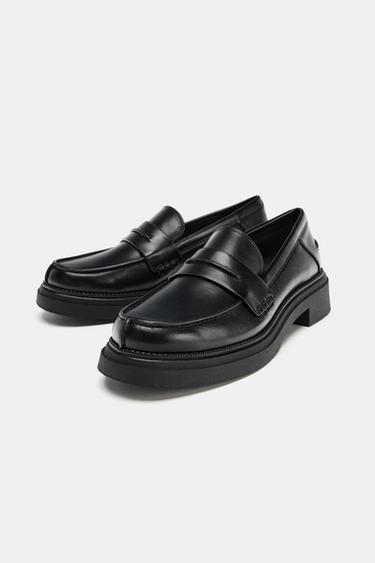 MOCASSINS À MASQUE - Noir de Zara - Image 2
