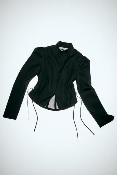 TAILLIERTER BLAZER ZW COLLECTION LIMITED EDITION - Schwarz von Zara