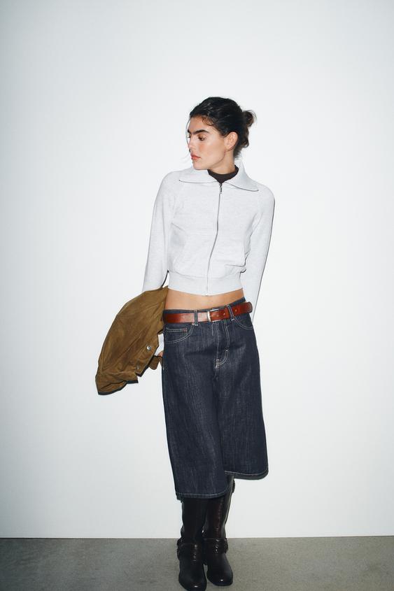 VESTE MOLLETON ZIPPÉE