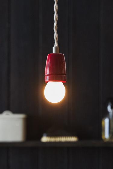 ΚΑΛΩΔΙΟ ΦΩΤΙΣΤΙΚΟΥ ΟΡΟΦΗΣ ΚΕΡΑΜΙΚΟ - Κόκκινο του Zara