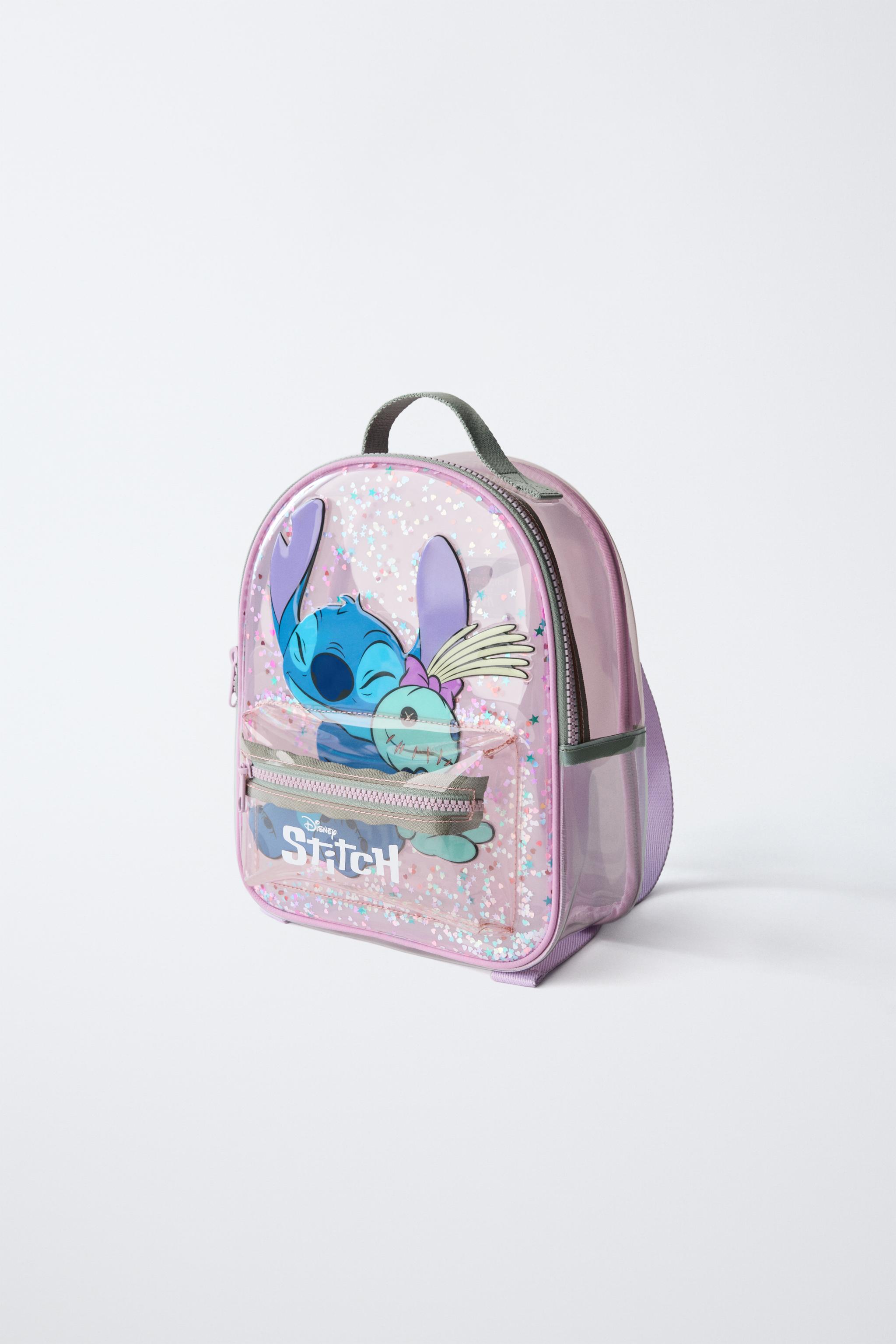 LILO STITCH © DISNEY MINI VINYL BACKPACK Ecru White ZARA UAE