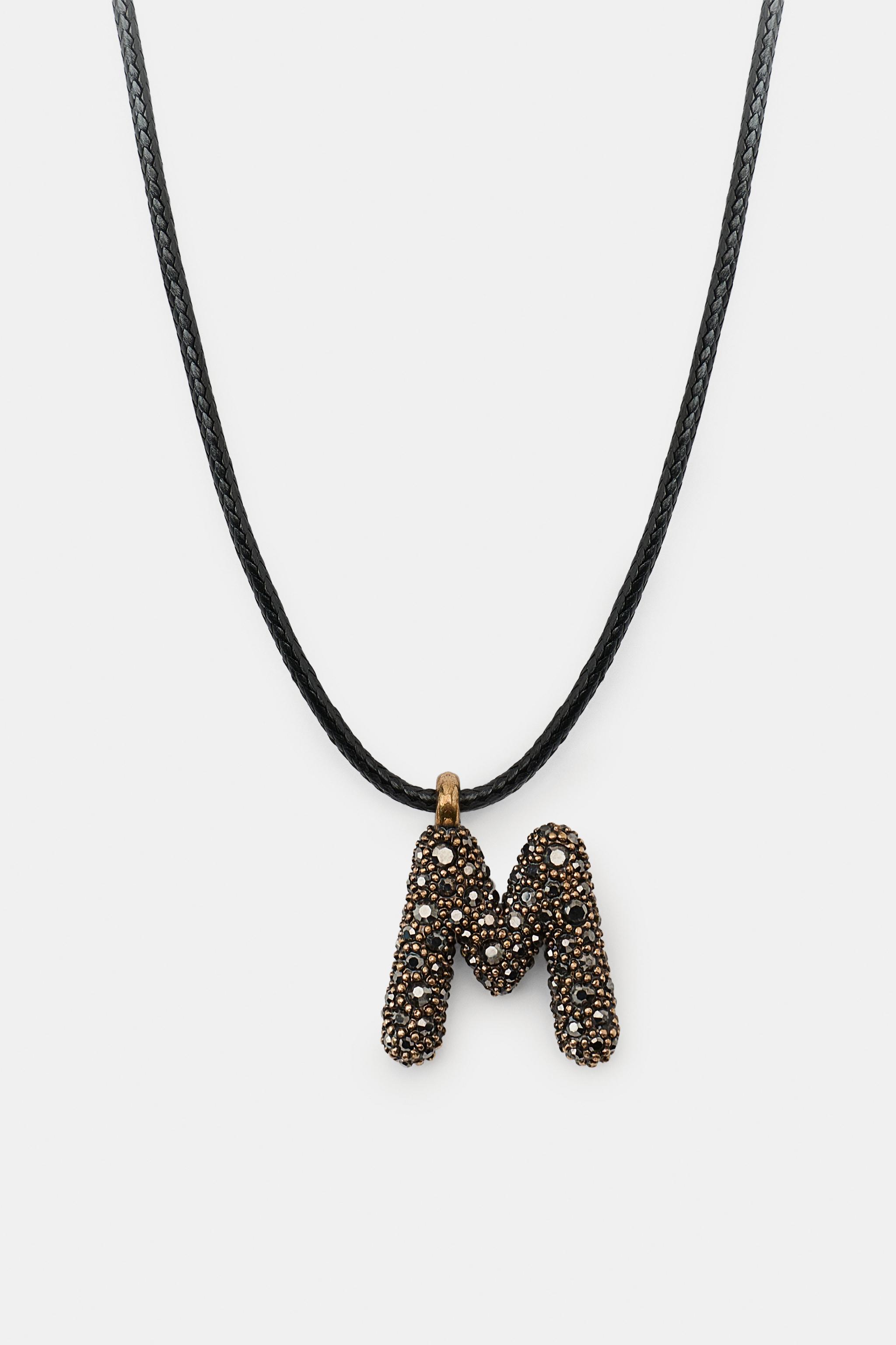 LETTER CORD NECKLACE
