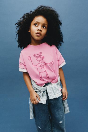 BASQUIAT® T-SHIRT - Pink by Zara