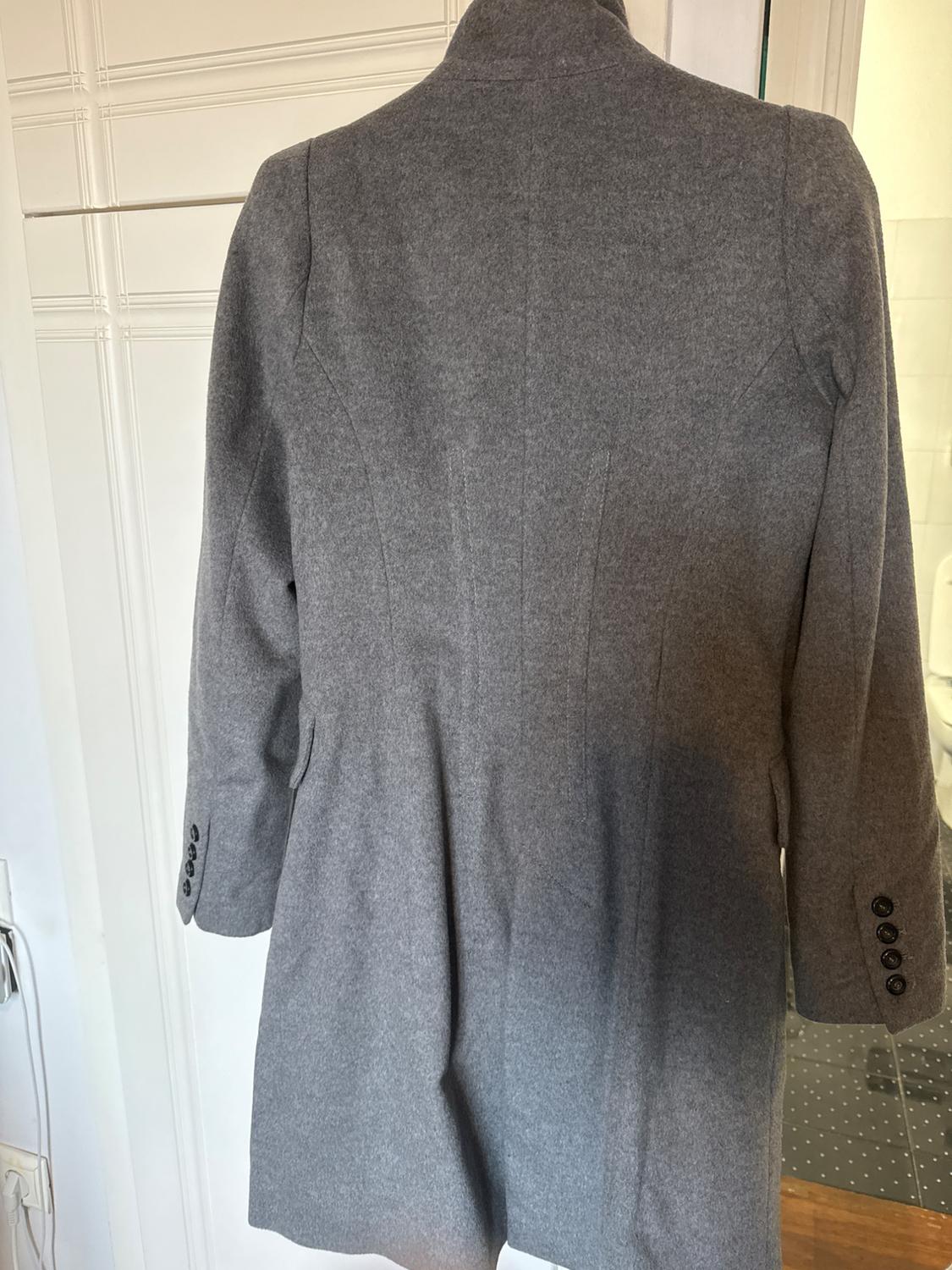 WOOL BLEND DOUBLE-BREASTED COAT - Image 4