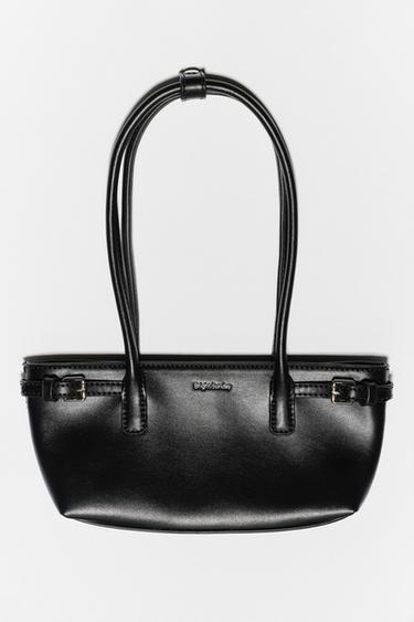 BUCKLE SHOULDER BAG - Black by Zara