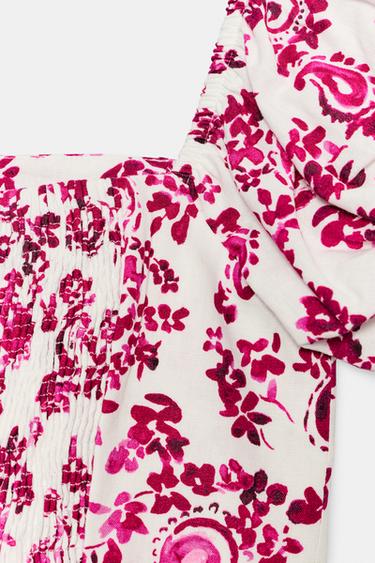 PRINTED BUSTIER TOP - 107 by Zara - Image 8