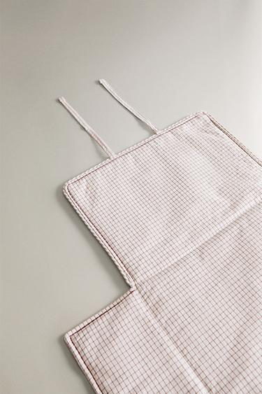 MATELAS À LANGER ENFANT RAYURES CARREAUX - Blanc cassé de Zara - Image 3