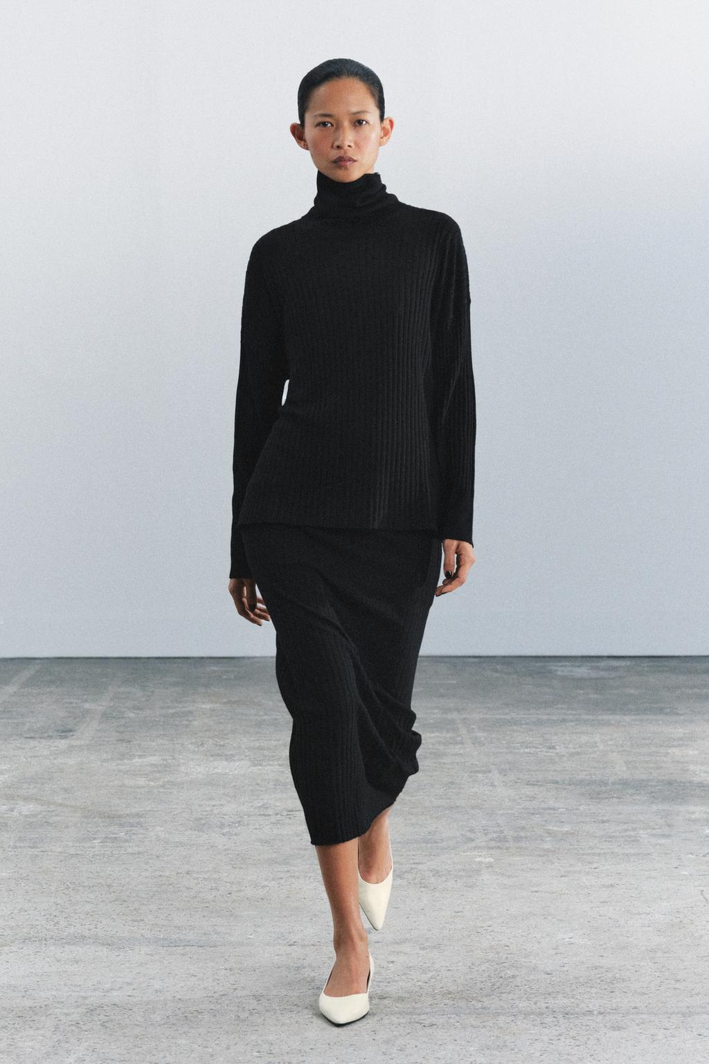 RIBBED KNIT JUMPER