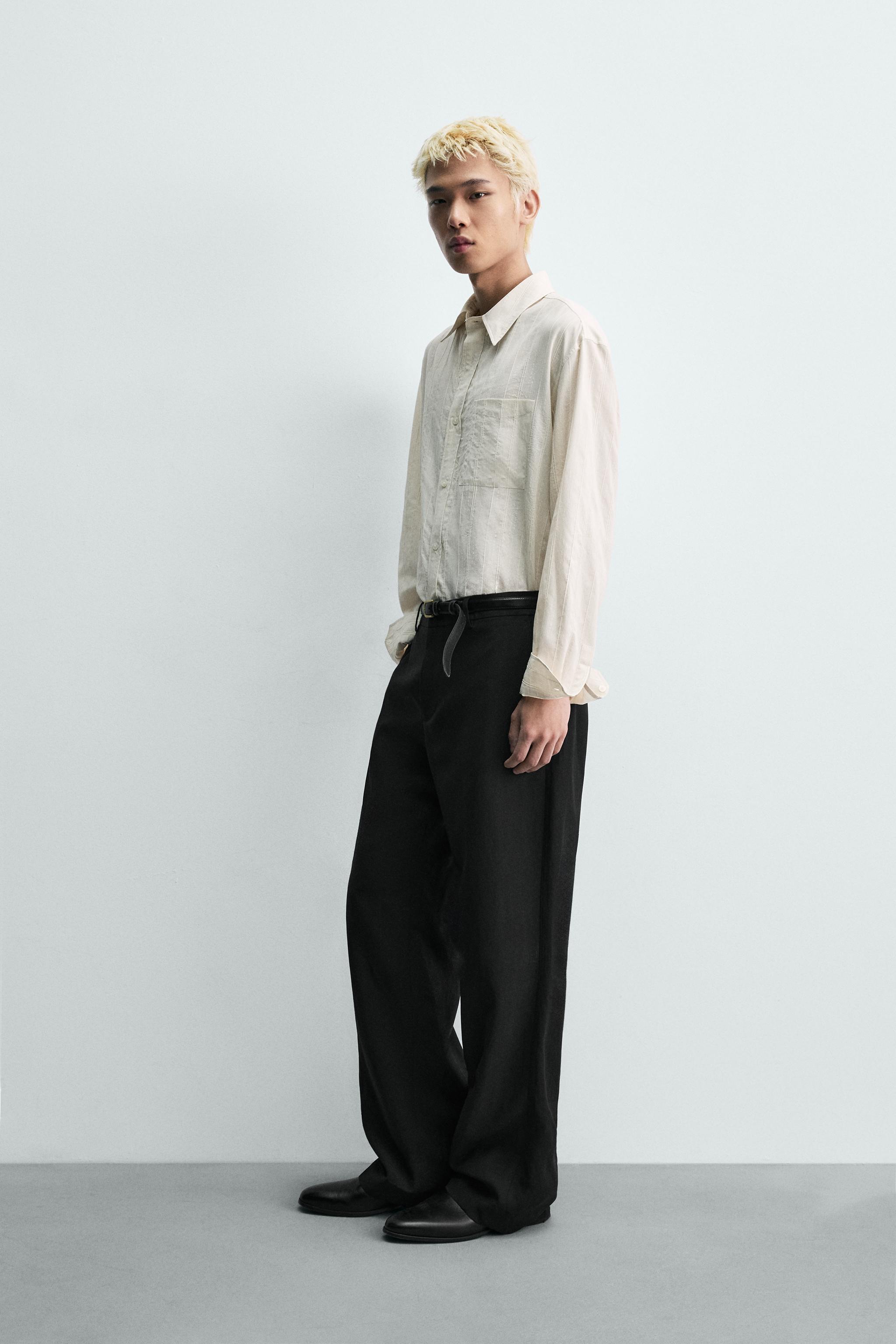 STRIPED JACQUARD SHIRT