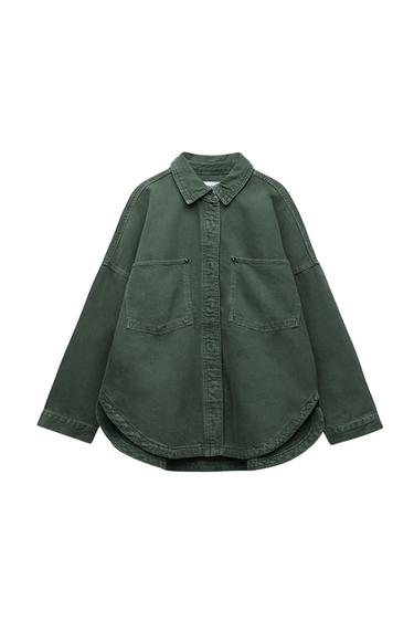 POCKET DENIM OVERSHIRT