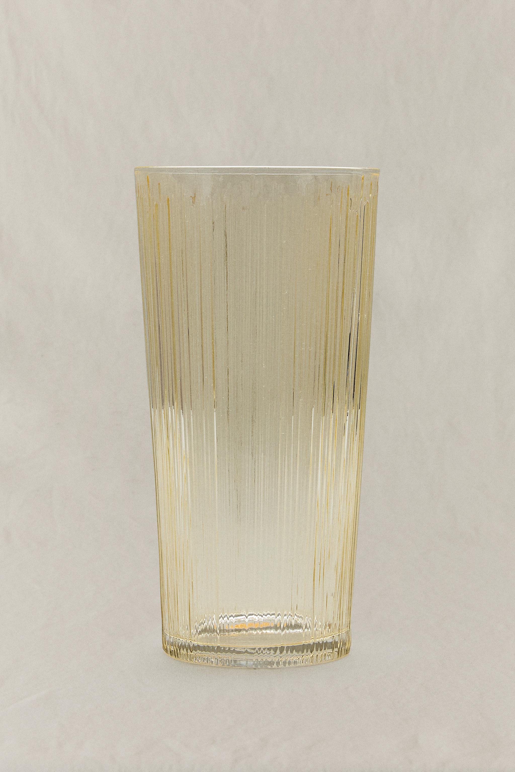 VASE DÉCORATIF HAUT EN VERRE