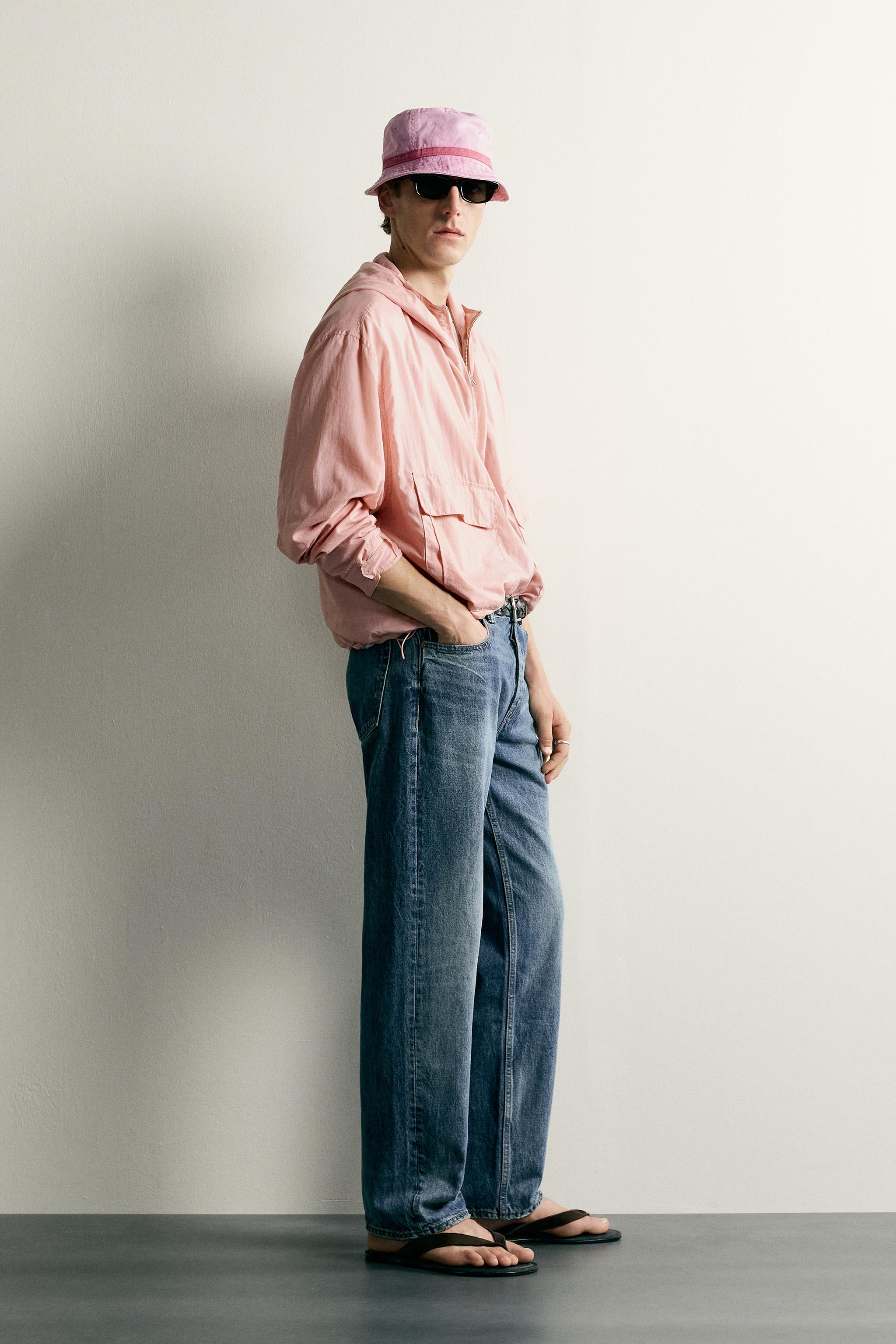 Мужские куртки Zara CROPPED FIT TECHNICAL JACKET — фото 4