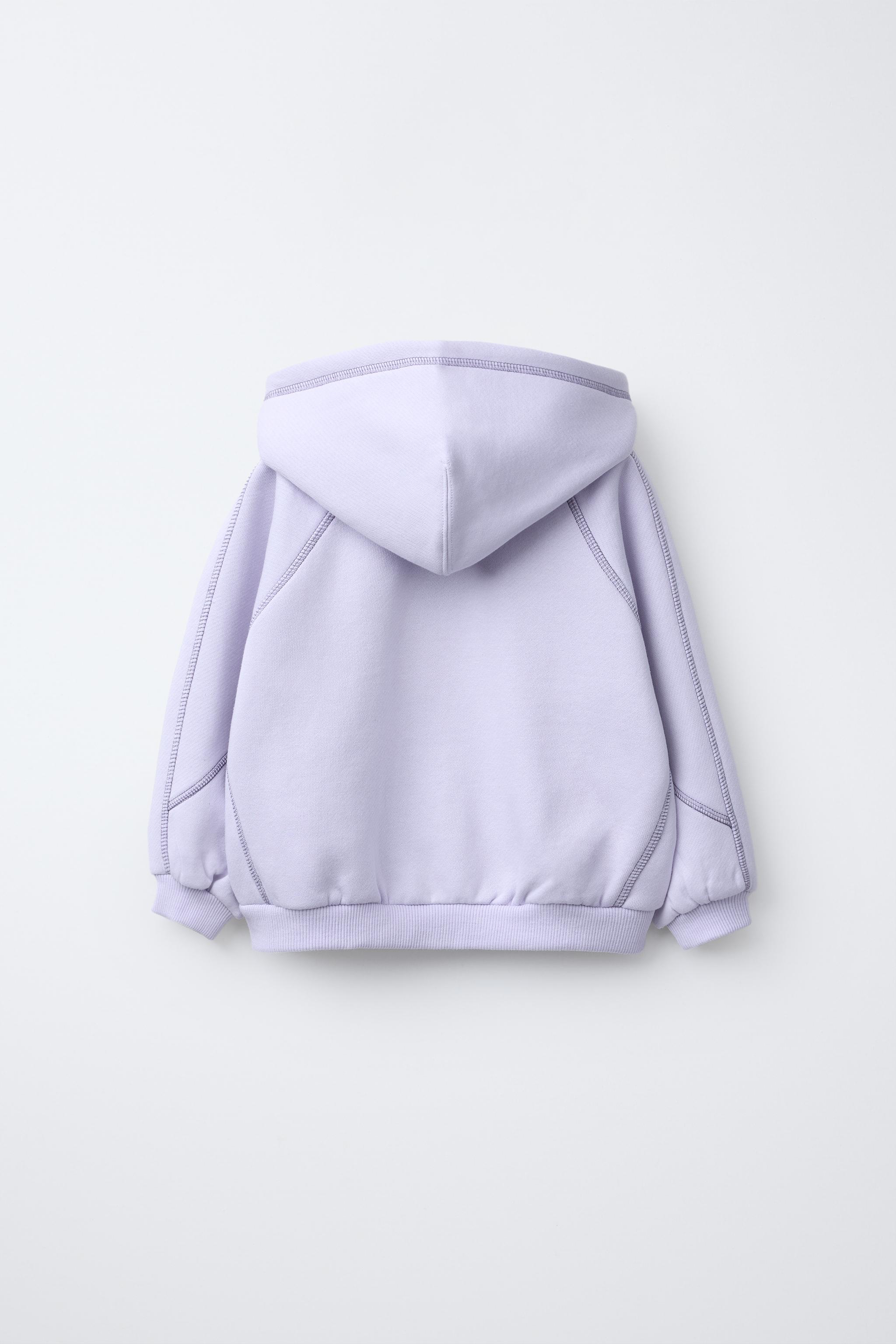 BASIC HOODED JACKET - Mauve | ZARA United States