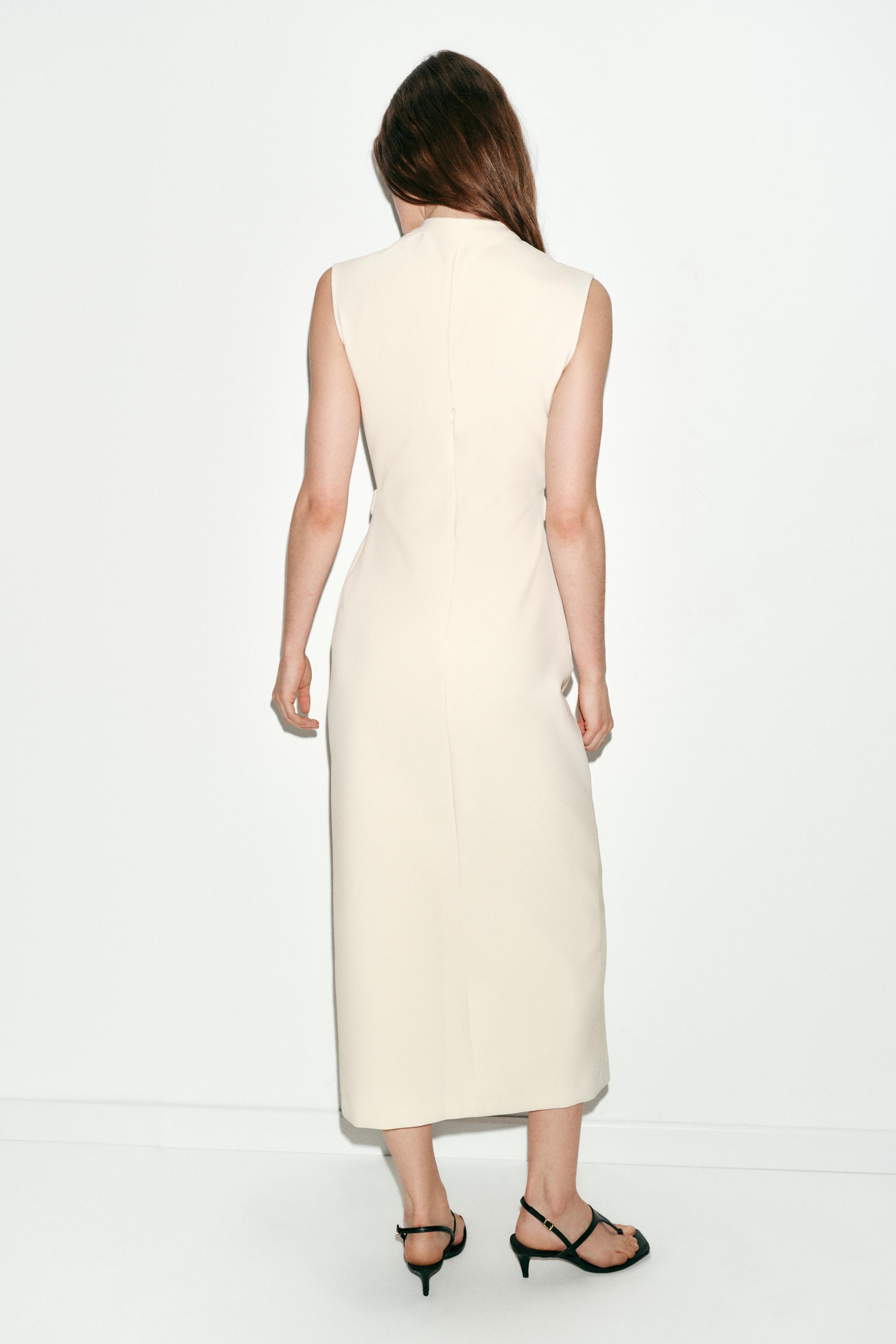 ROBE MI-LONGUE AVEC CEINTURE
