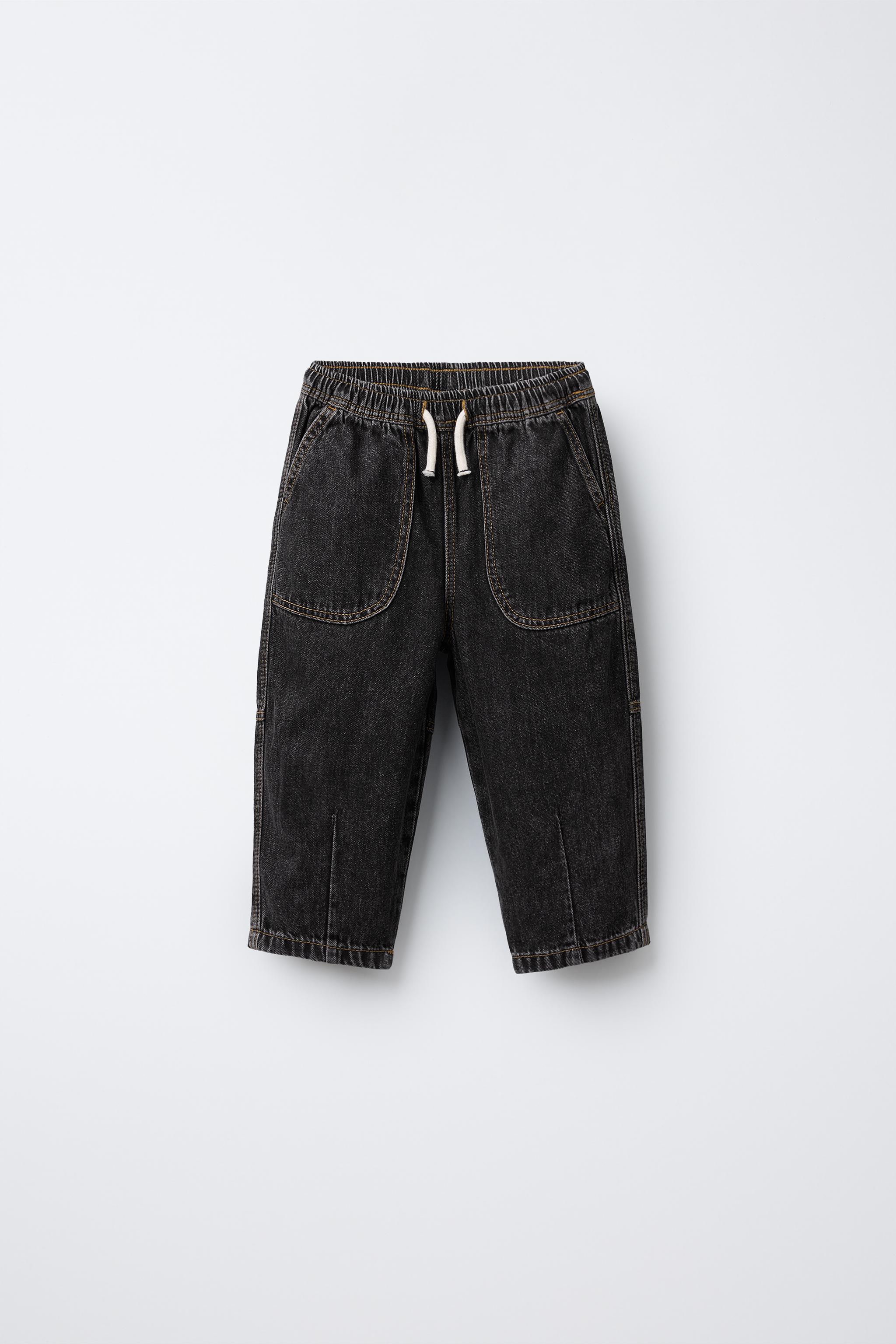 BLESS U baggy denim pants グレー BAGGY DENIM PANTS - Gray | ZARA United States
