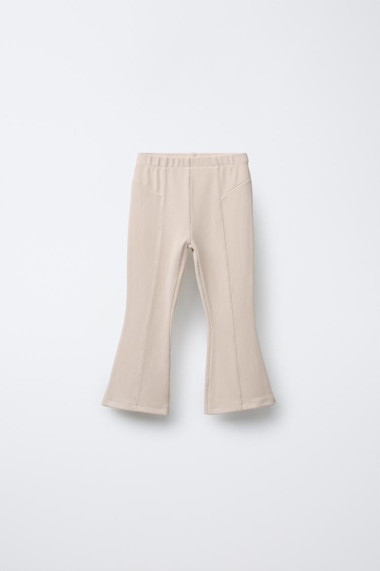 FLARED OTTOMAN LEGGINGS Light beige ZARA Australia