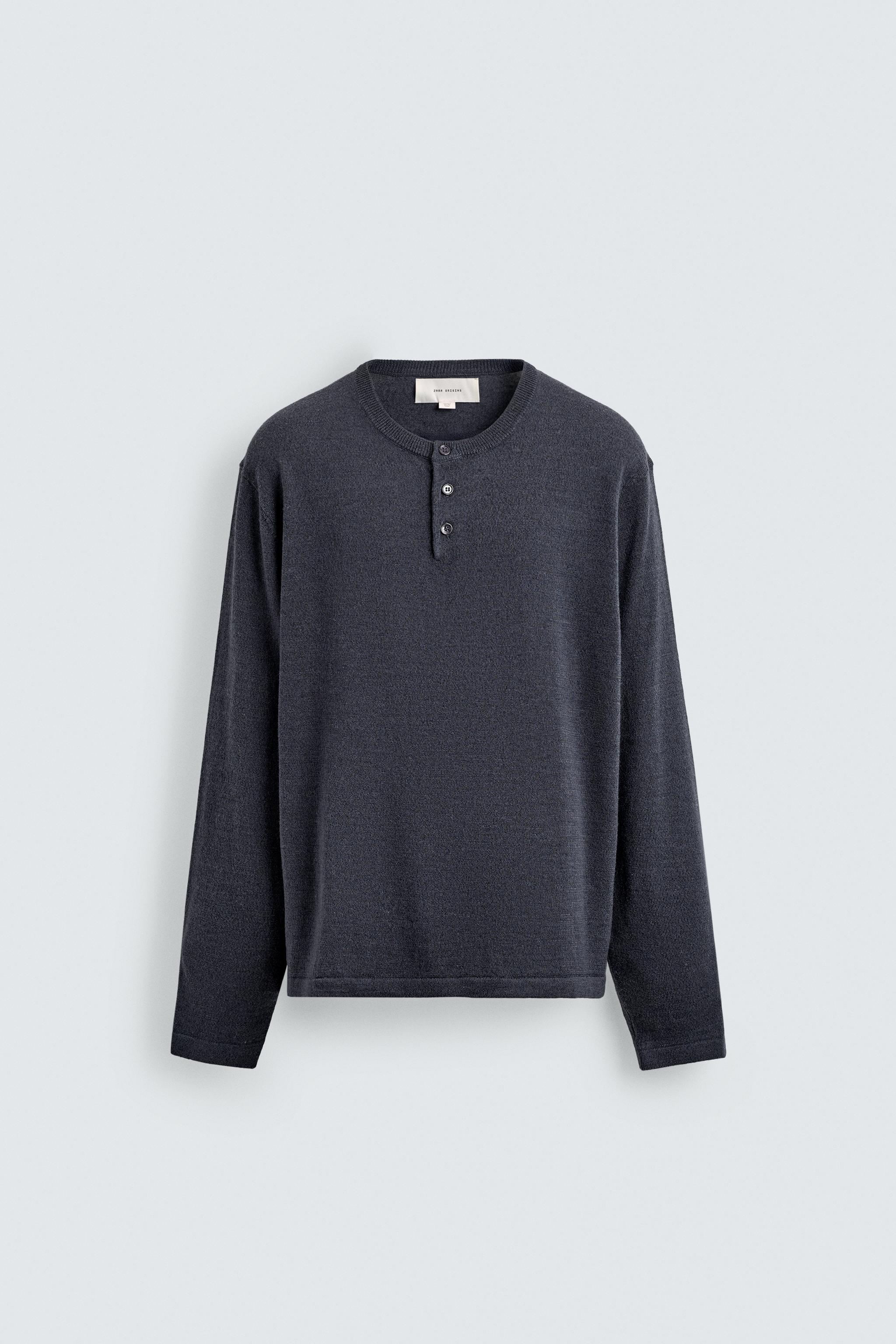 PULL COL TUNISIEN LIN - LAINE