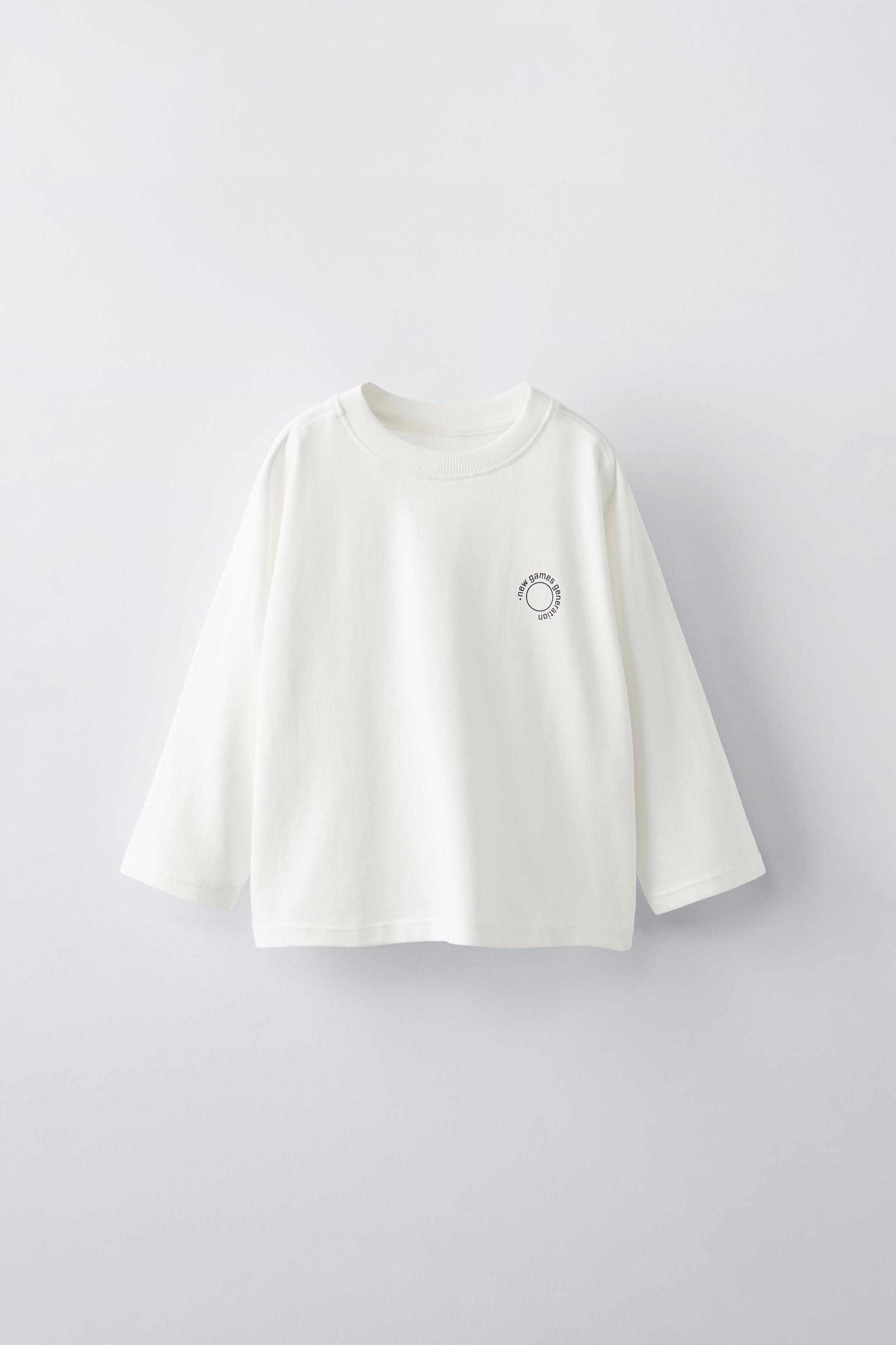 zara ロゴ t シャツ