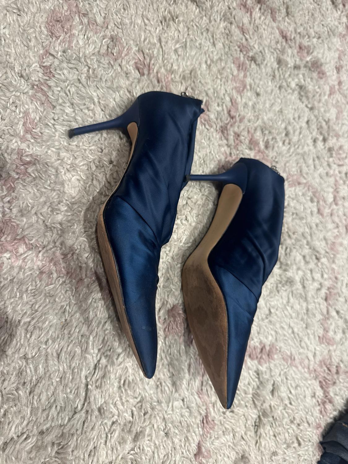 HIGH HEEL ANKLE BOOTS WITH GATHERED DETAIL - Image 2