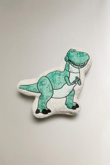 Zara CHILDREN'S FAUX FUR TOY STORY ©DISNEY/PIXAR THROW PILLOW - Green