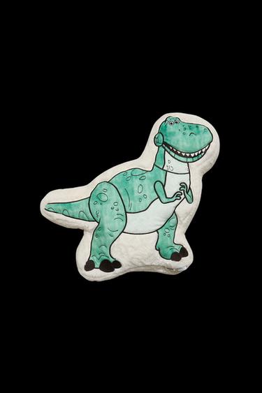 Zara CHILDREN'S FAUX FUR TOY STORY ©DISNEY/PIXAR THROW PILLOW - Green - Image 0