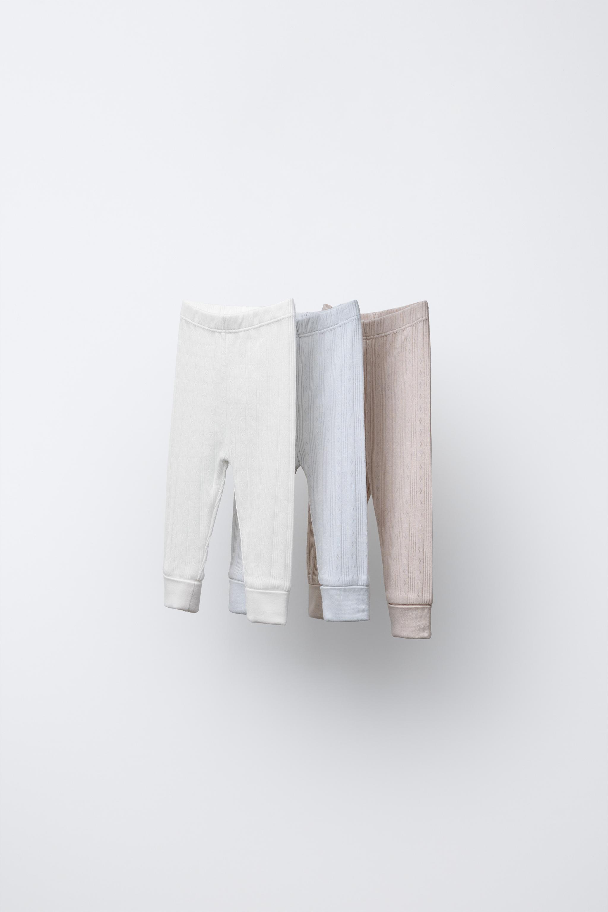【Risarisa】3個おまとめセット 3枚セット リブ編みレギンス - マルチカラ― | ZARA Japan / 日本