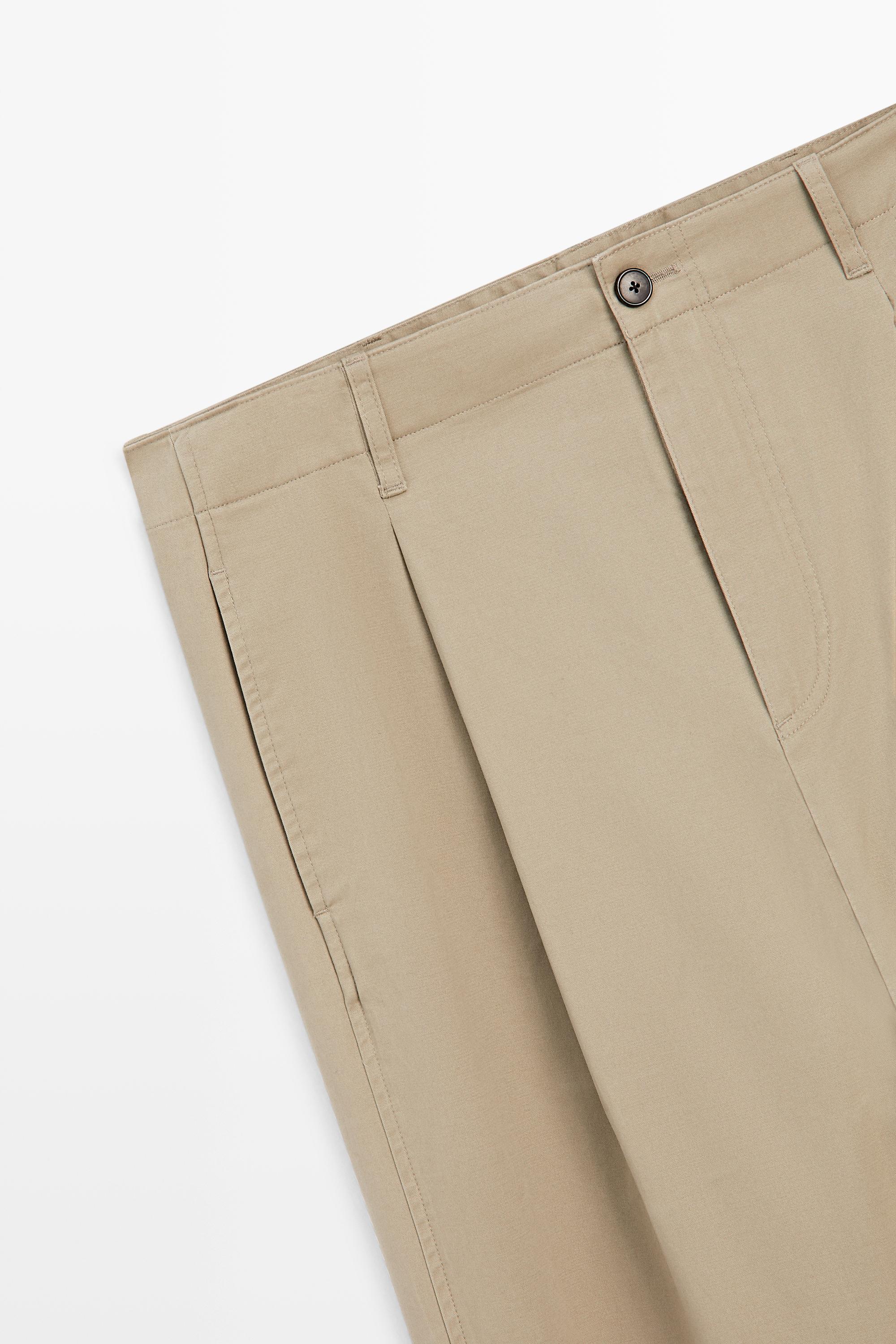 Pantalon barrel fit détail pinces
