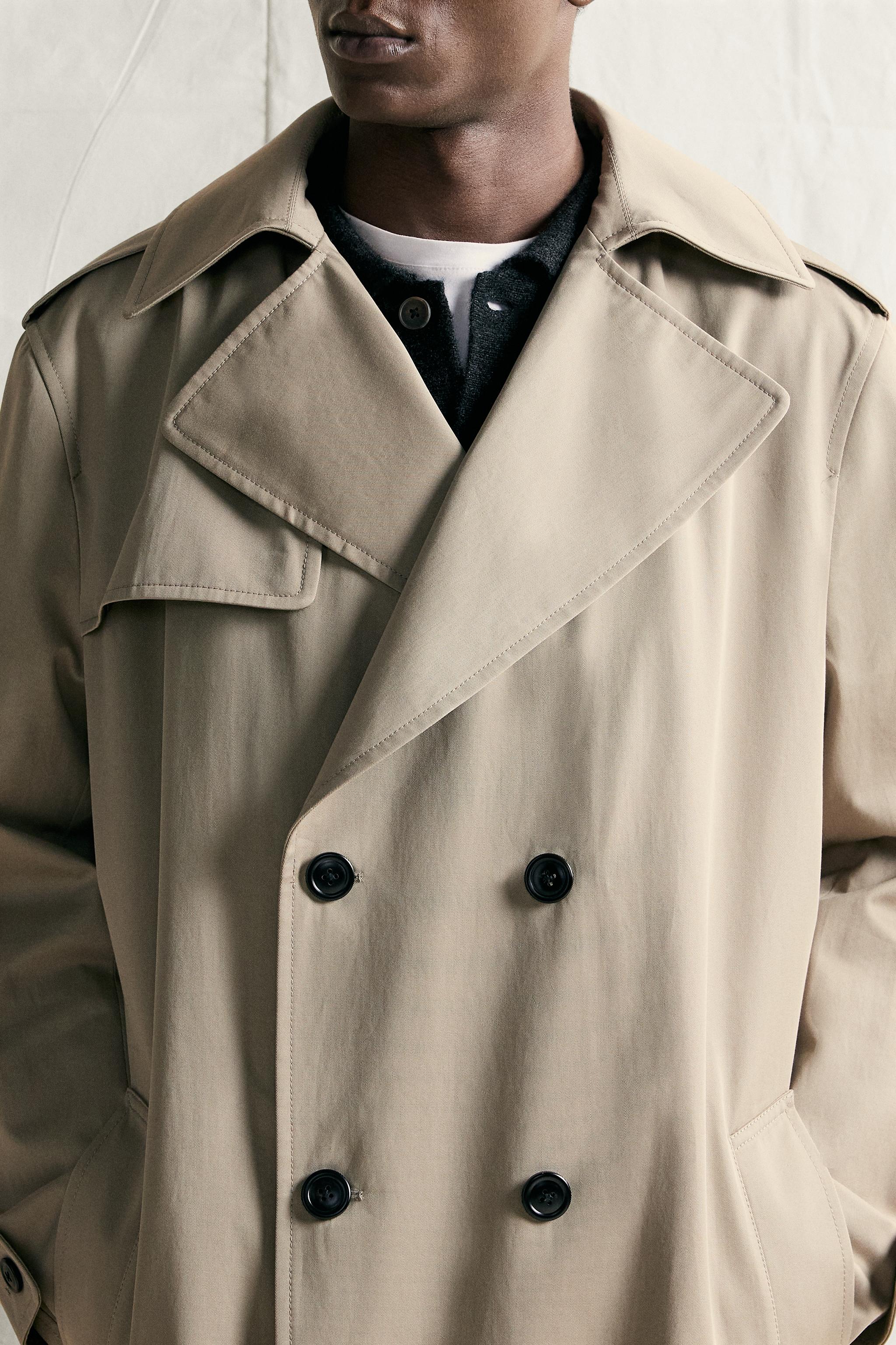 MANTECO® WATER-REPELLENT TRENCH COAT - Light beige | ZARA United