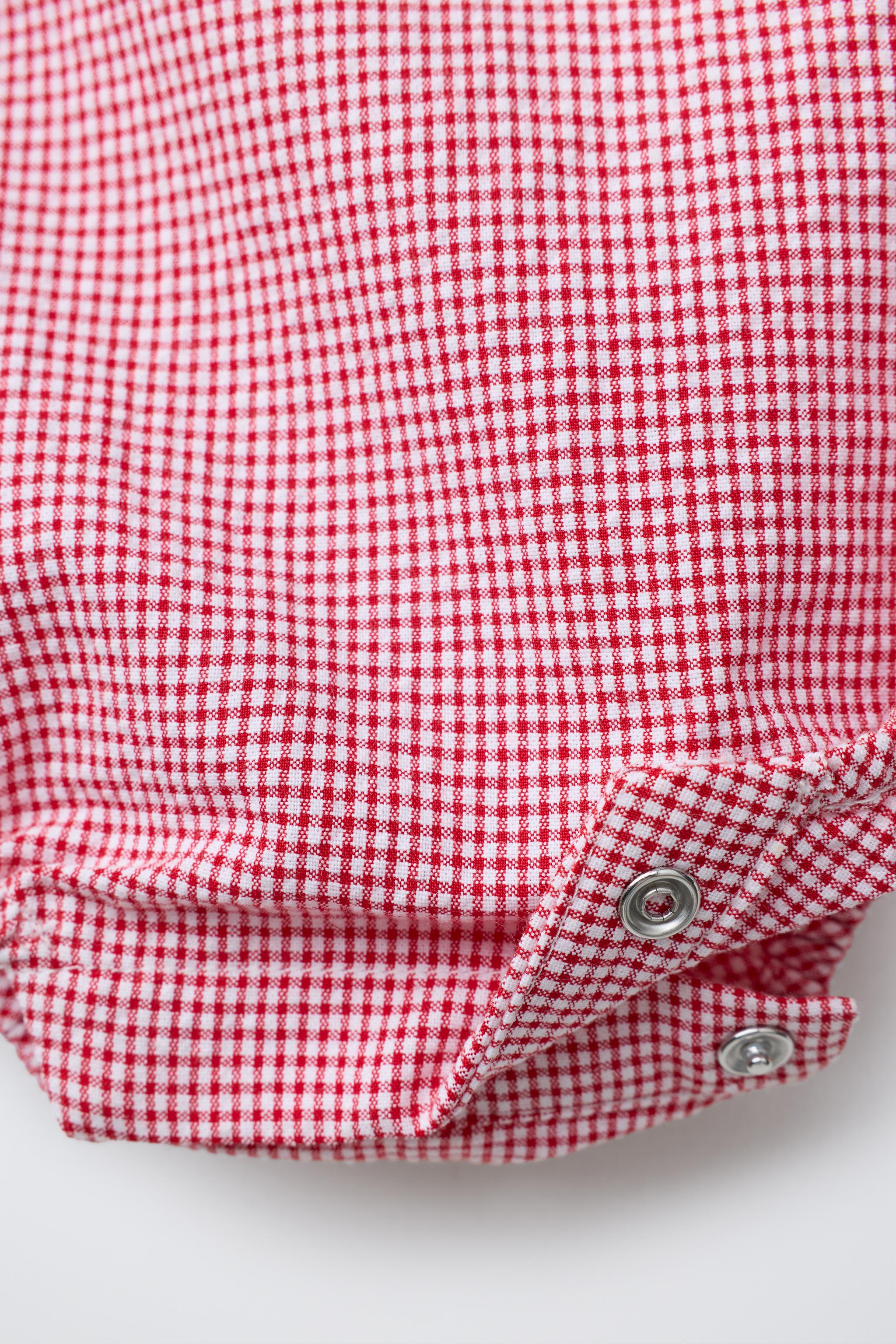 GINGHAM ROMPER