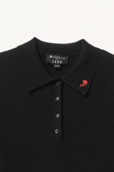 WILLY CHAVARRIA X ZARA KNIT MINI DRESS - Black by Zara - Image 4