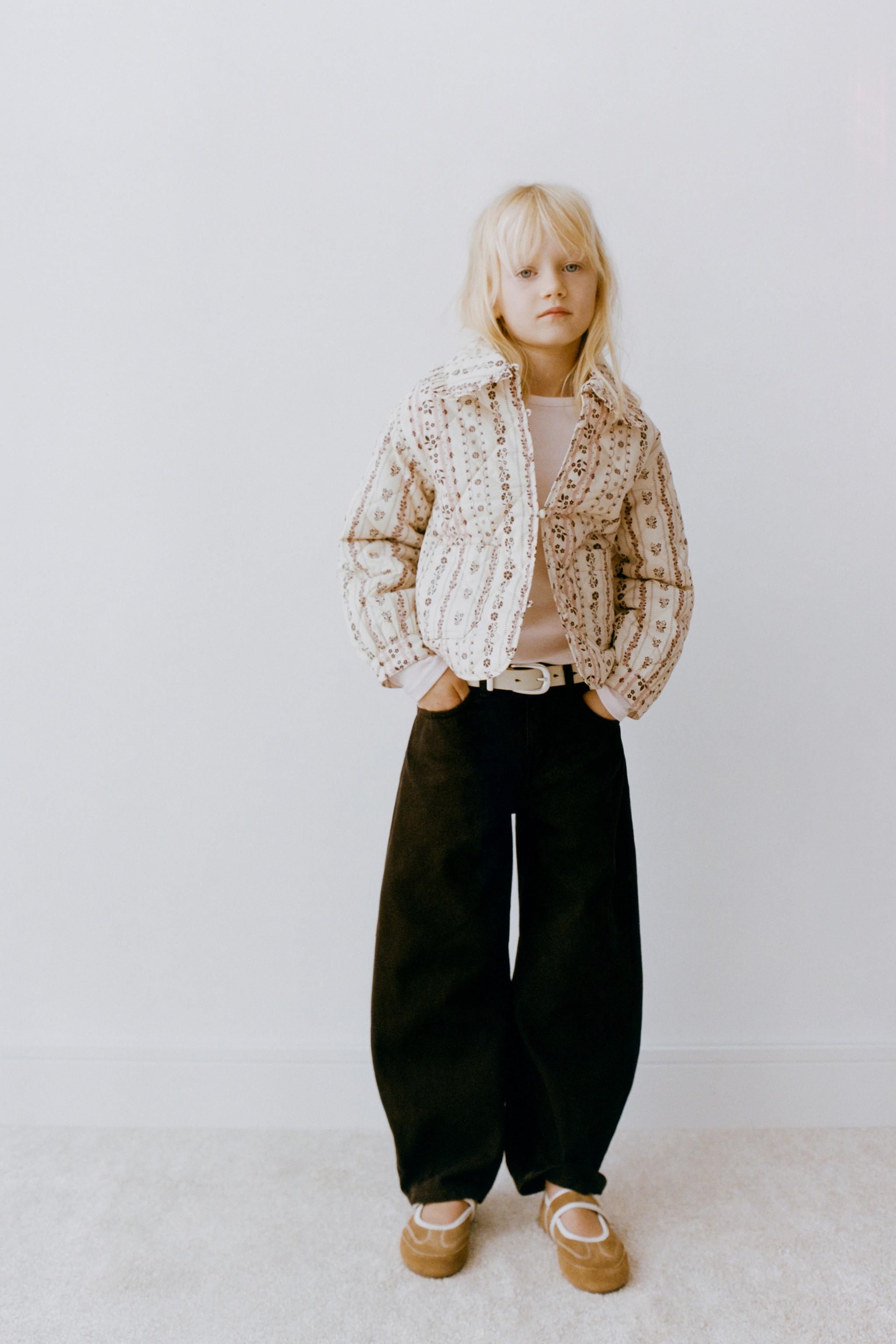 レア 未使用タグ付き ZARA プリントデザイン 中綿 パファー ジャケット 希少】ZARA バロック調 パフジャケット 総柄 中綿ジャケット