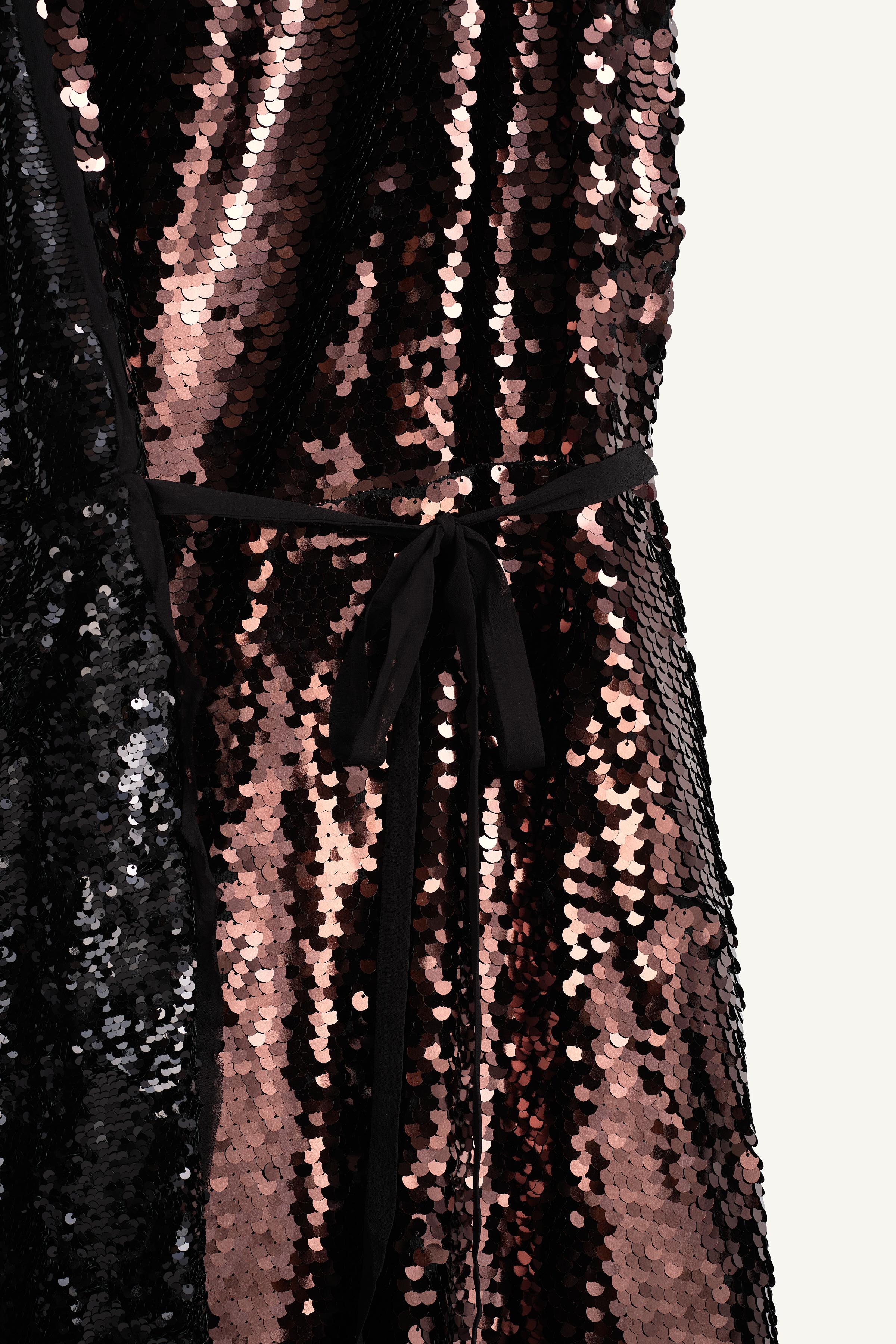 LIMITED EDITION SEQUIN HALTER DRESS