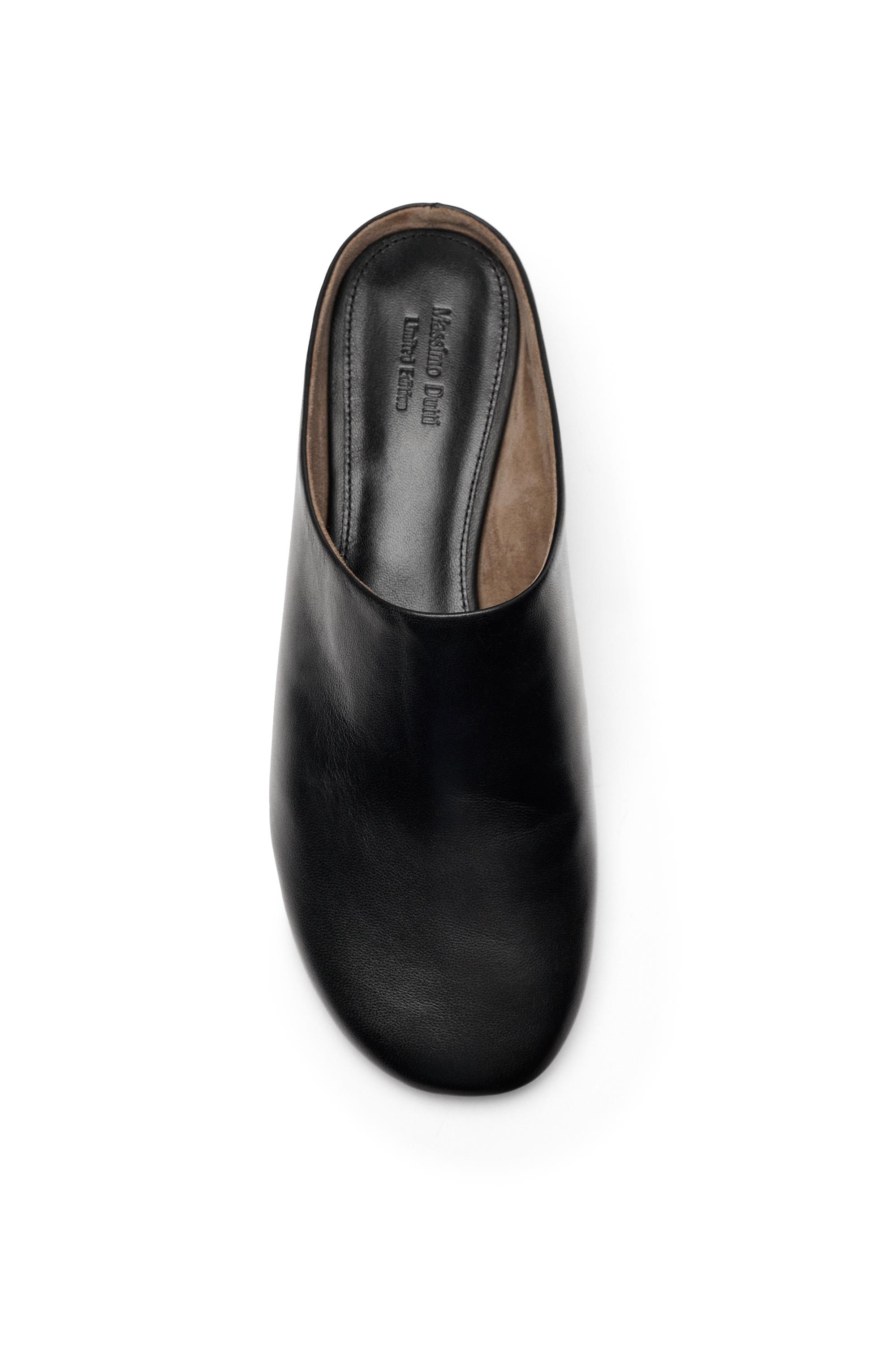 Low-heel leather mule - LIMITED EDITION