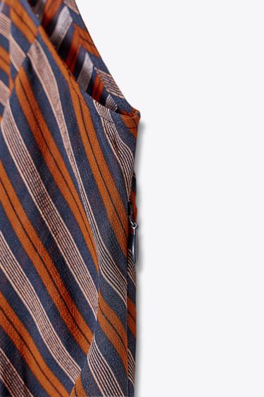 ZW COLLECTION STRIPED CAMISOLE DRESS - Multicoloured by Zara - Image 8