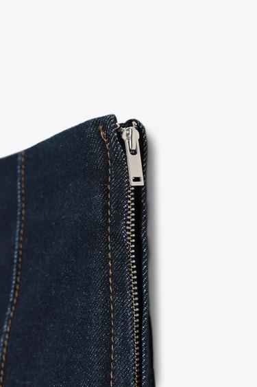 Z1975 HIGH-WAIST FLARE JEANS - Blue by Zara - Image 7