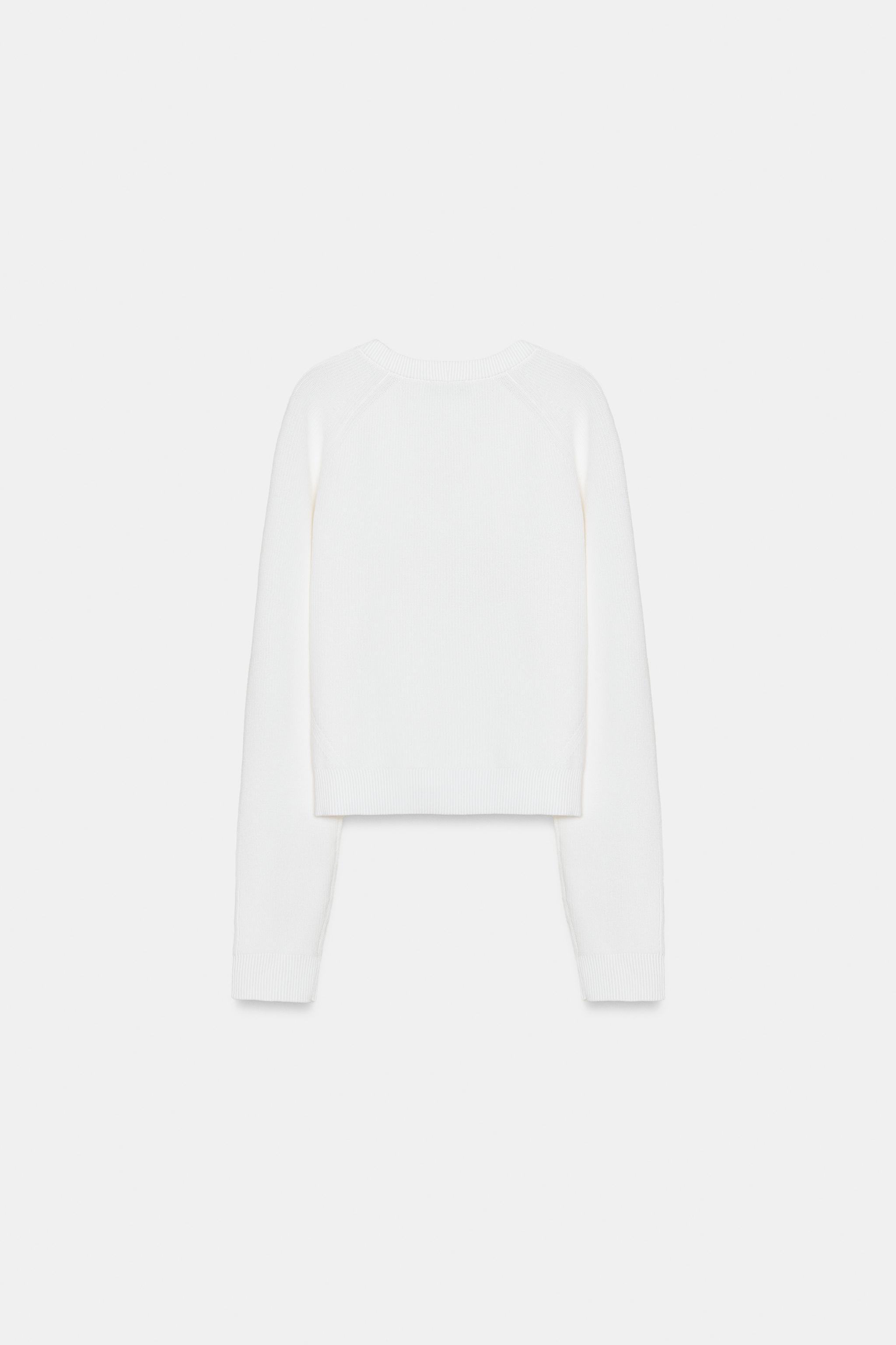 PULL EN MAILLE COL V