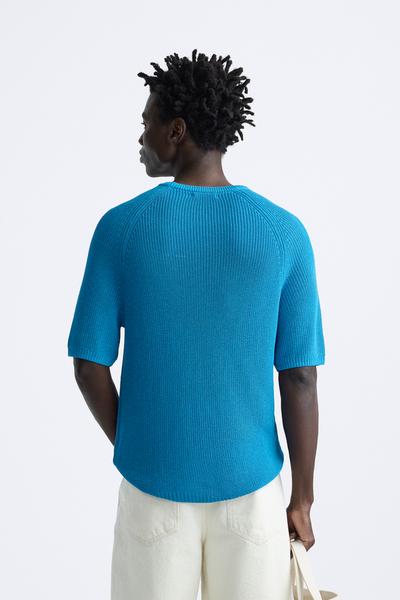 CROP FIT ÖRGÜ T-SHIRT_2