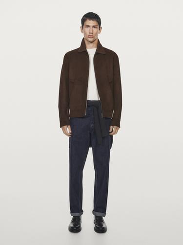 Zara Selvedge fit jeans - Navy blue - Image 0