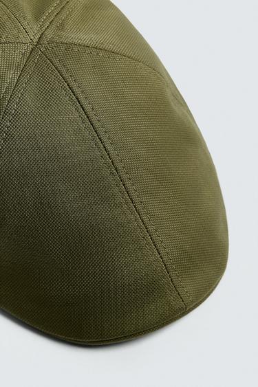 STRUCTURED BERET - Khaki by Zara - Image 1
