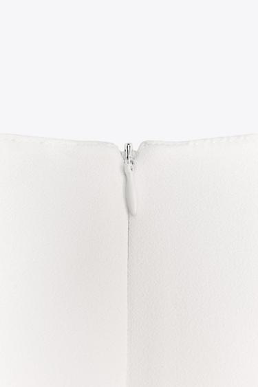 ZW COLLECTION PLEATED HALTER TOP - Ecru by Zara - Image 7