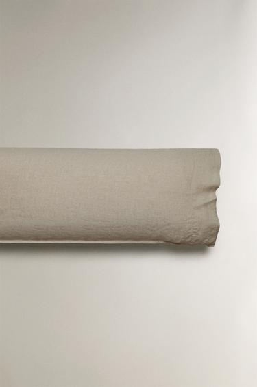 LINEN PILLOWCASE - Light beige by Zara - Image 4