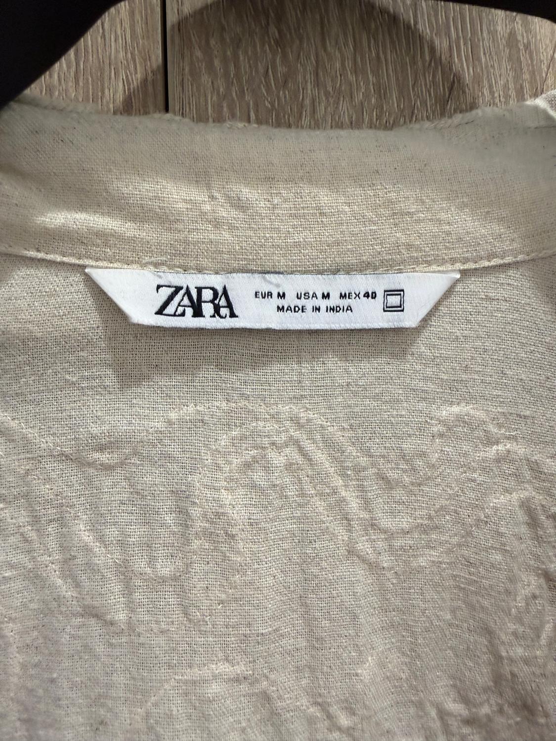OVERSHIRT WITH RAISED EMBROIDERY - Image 5