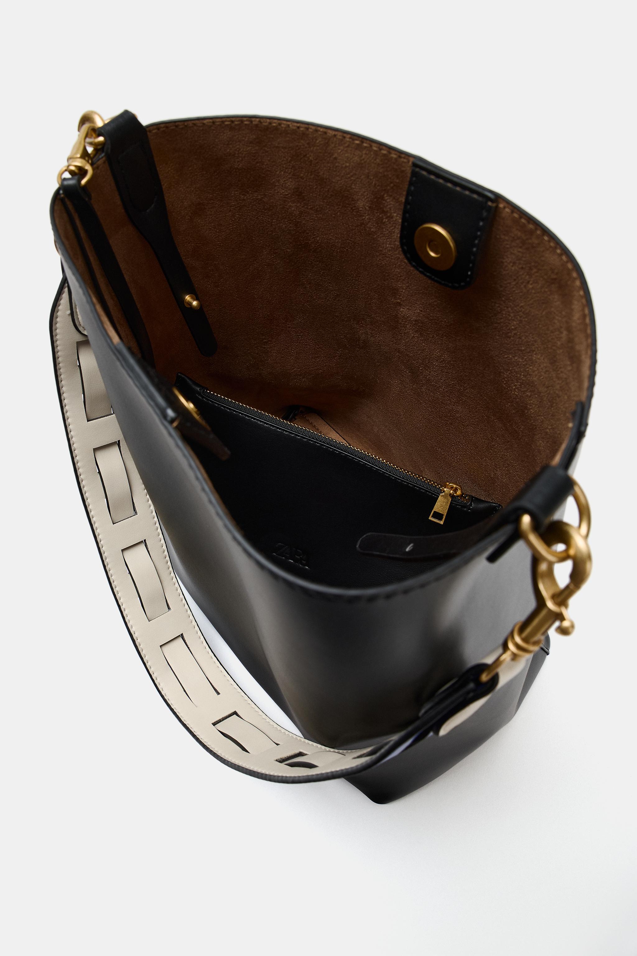 BUCKET BAG WITH HANDLE DETAIL