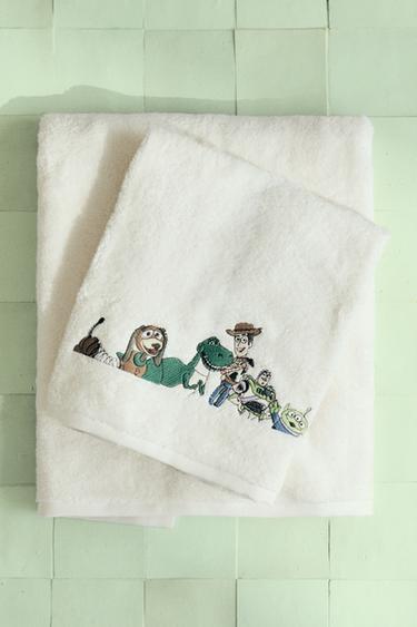 CHILDREN'S COTTON TERRYCLOTH TOY STORY ©DISNEY/PIXAR TOWEL - Oyster-white by Zara - Image 5