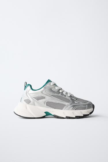 ADIDAȘI SPORT DIN PLASĂ - Verde de la Zara