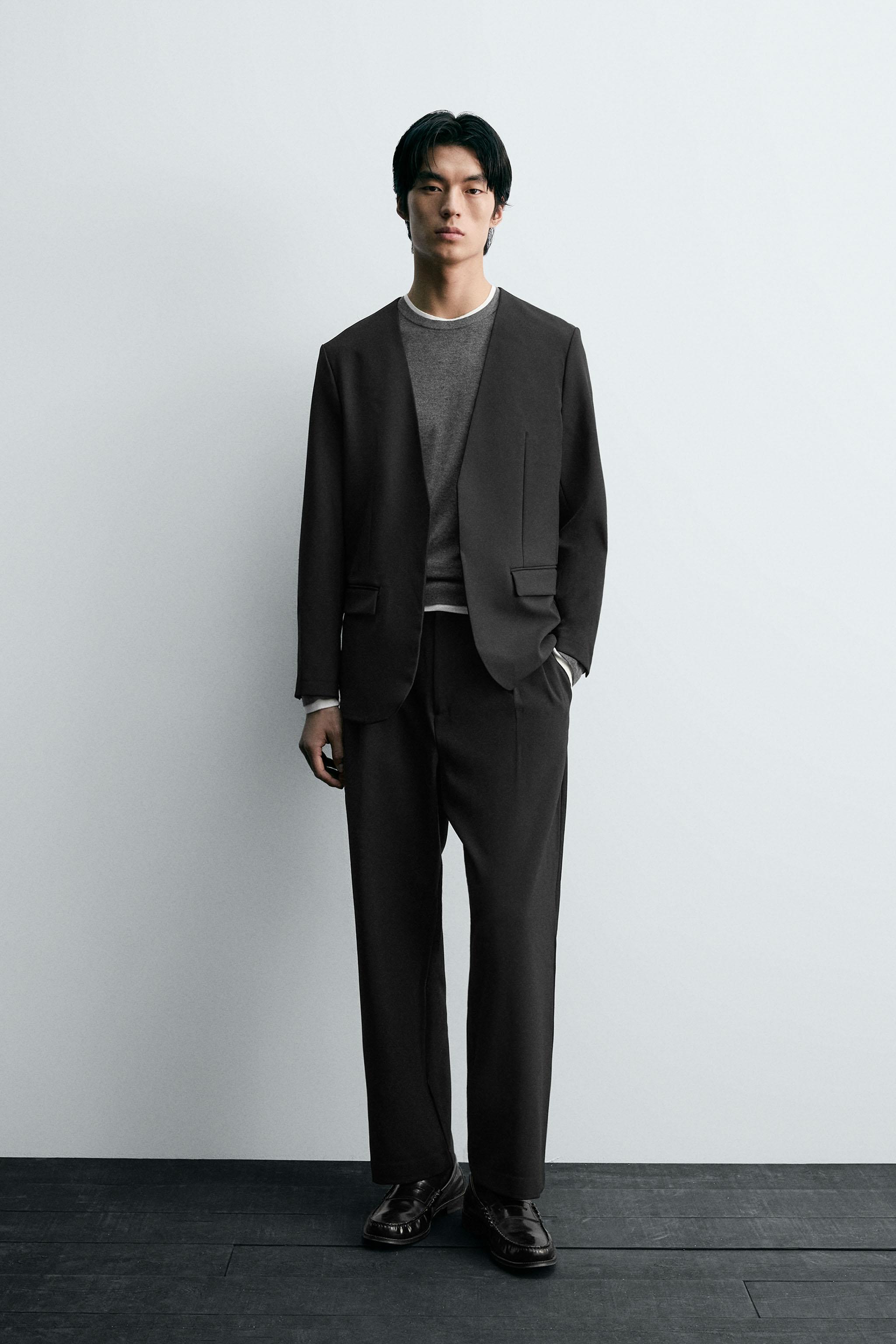 ウォッシャブル＆速乾性チェック柄スーツ | ZARA Japan / 日本