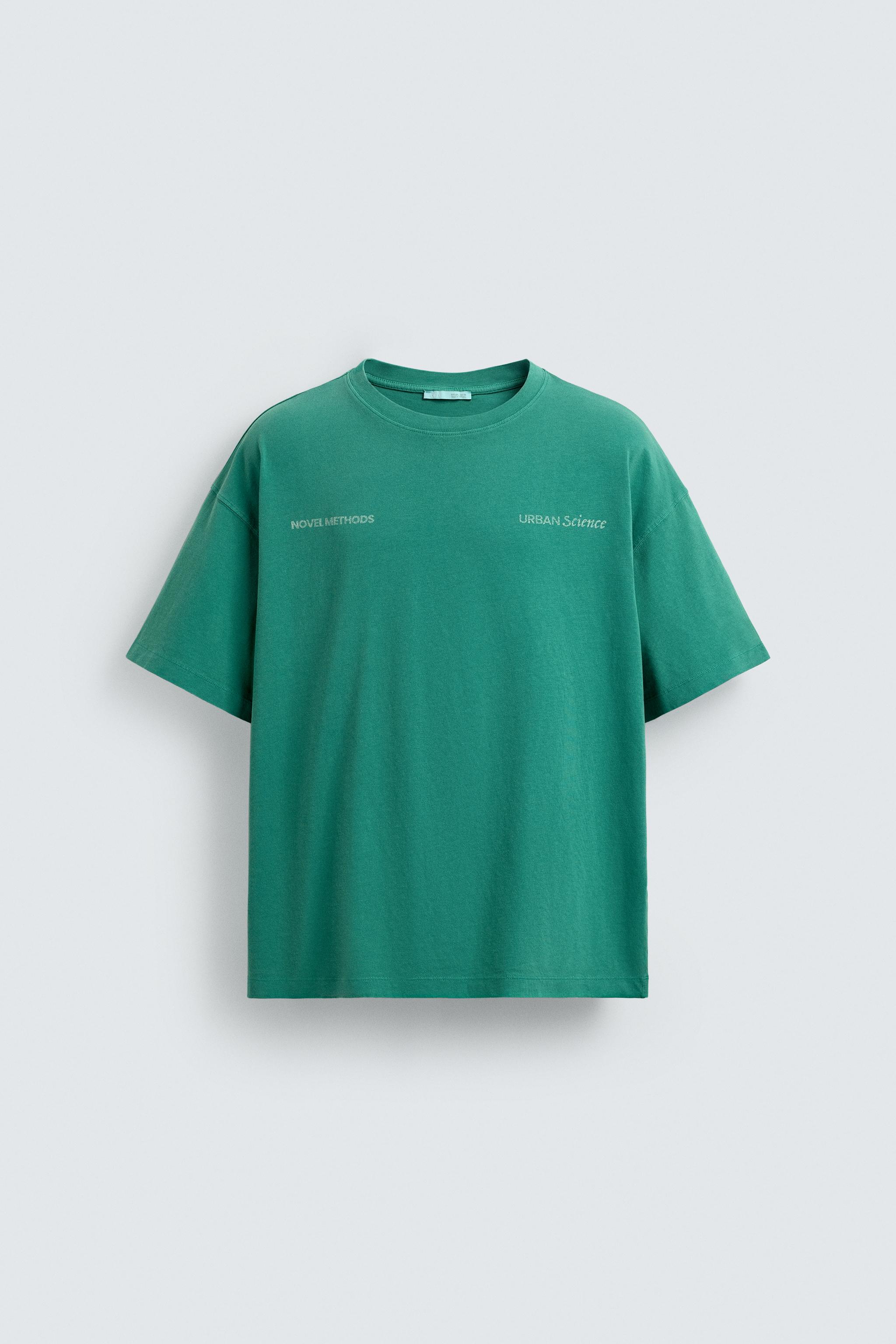 RELAXED FIT WASHED PRINTS T-SHIRT