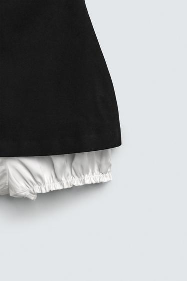 COMBI-SHORT EN POPELINE COMBINÉE HARRY LAMBERT FOR ZARA X DISNEY - Noir de Zara - Image 3