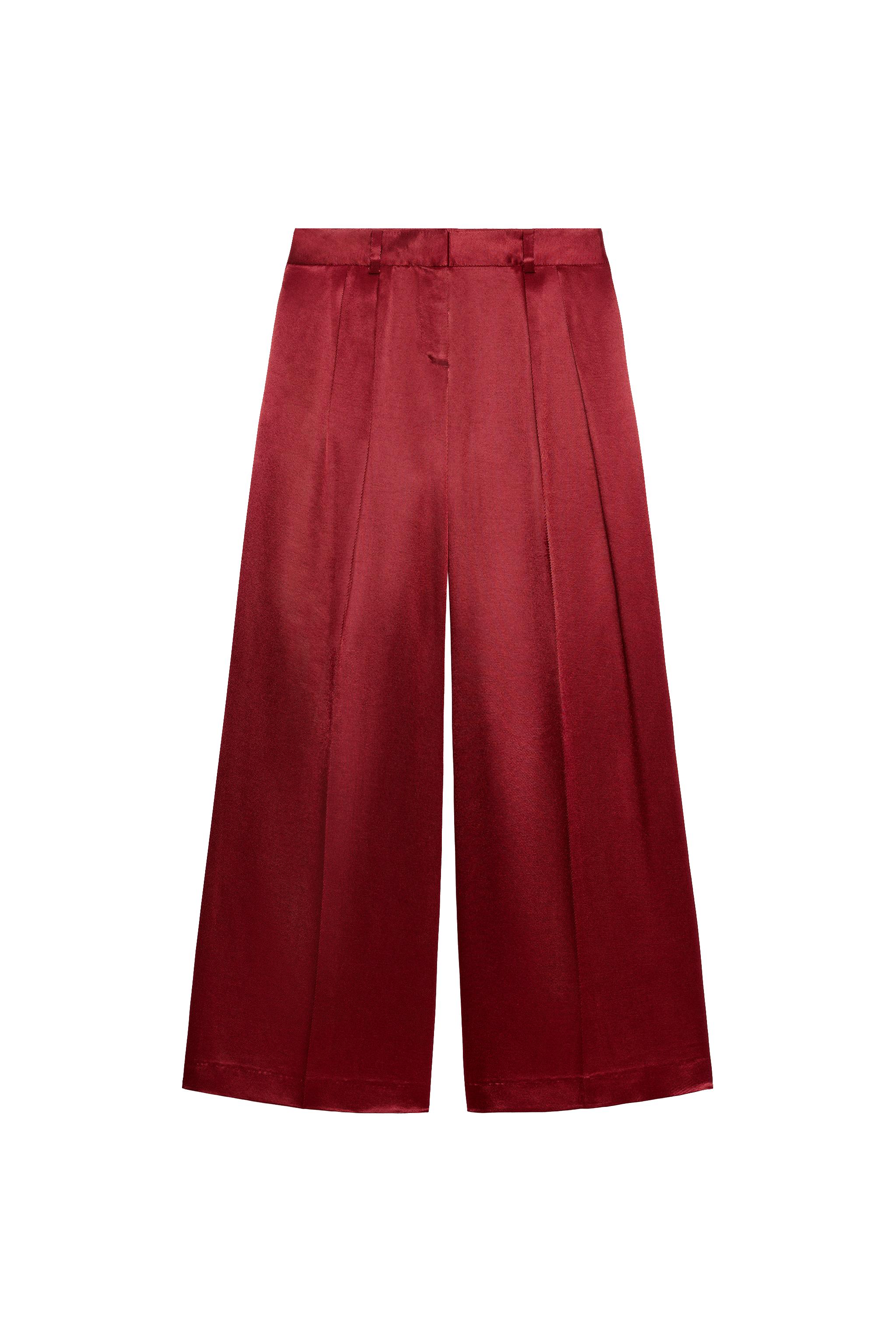 WIDE-LEG FLOWY PANTS