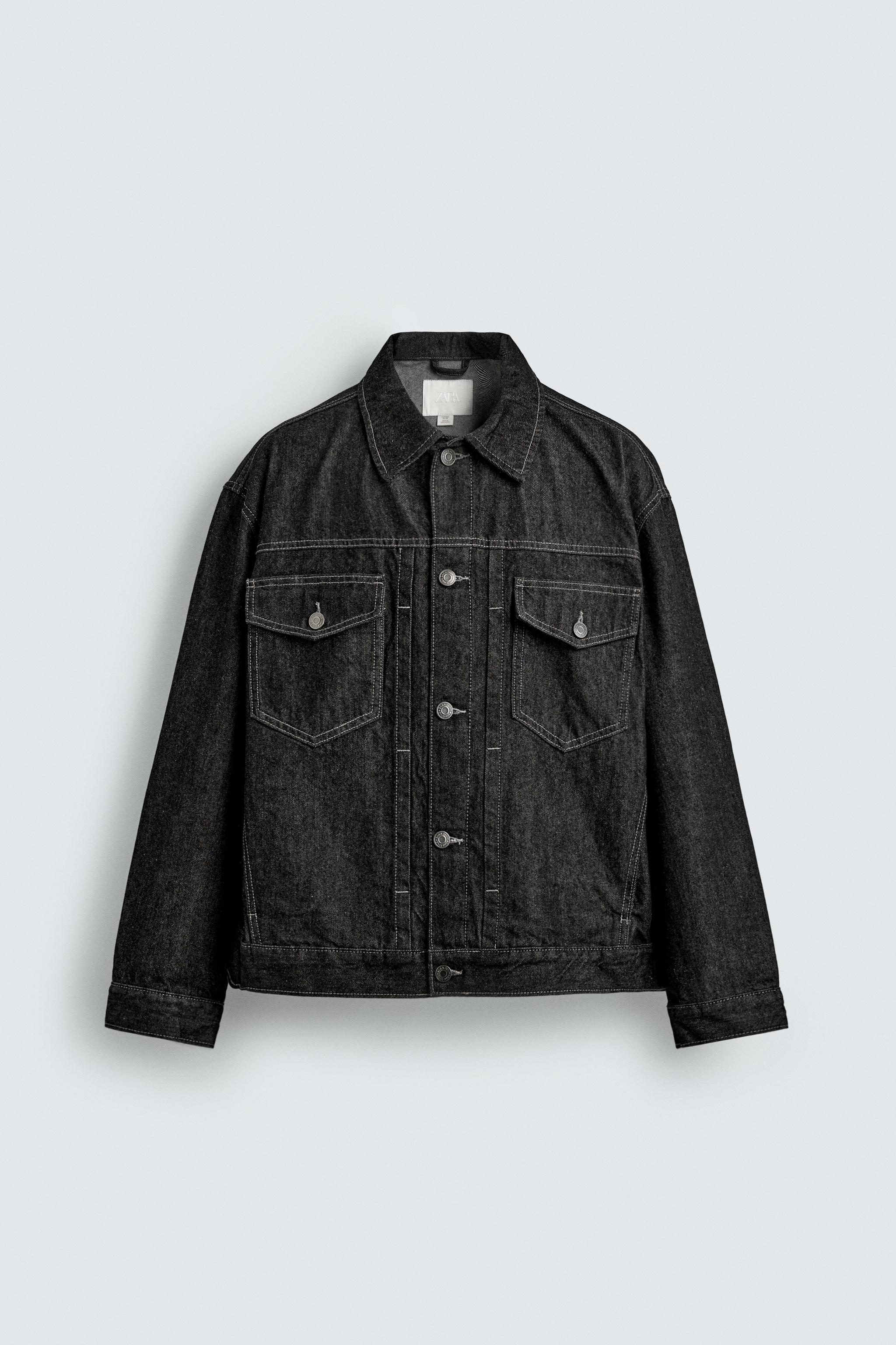 オーバーサイズフィットデニムジャケット - インディゴブルー | ZARA 
